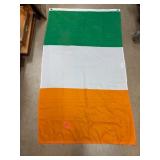 Irish Tricolor Flag with Grommets