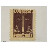 Fiume 1923 Scott #181 2 Lire Stamp