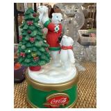 Coca-Cola Polar Bear Christmas Music Box