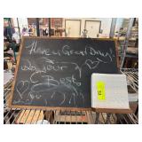Threshold Chalkboard With Chalk Holder