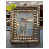 Chris Ely Watercolor of American Flag