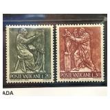 Two Vatican Stamps, #426-27, Mint Condition