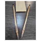 Cross Gold-Fill Pen and Pencil Set Works