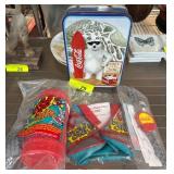 Coca-Cola Metal Tin with Cyclone Toys