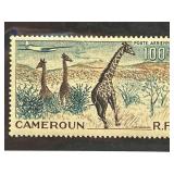 Cameroon Airmail Stamp C35 Featuring Giraffes