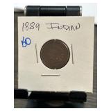 1889 Indian Head Cent in Holder
