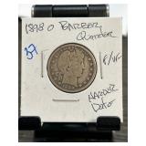 1898-O Barber Quarter, New Orleans Mint