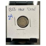 1853 United States Half Dime