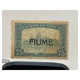 Hungarian Fiume Overprint Stamp Scott #1