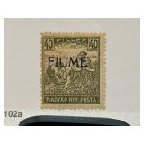 Hungarian 40 Filler Overprinted 