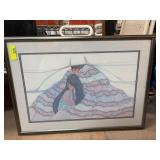 Framed Artwork by Pena