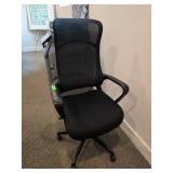 Ergonomic Black Office Chair With Mesh Back