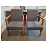 Mid-Century Modern Wooden Armchairs