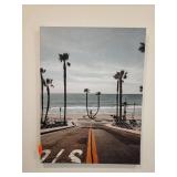 Coastal Road and Palm Trees Wall Art