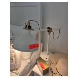 White Adjustable Desk or Table Lamp