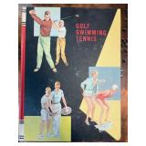 Golf, Swimming, Tennis Hardcover Book