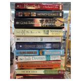 12 Assorted Fiction Books