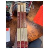 Three Science Books with Gilded Titles