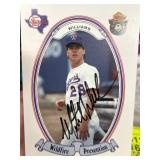 Signed Wildfire Prevention Baseball Card
