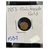 1853 California Gold Coin