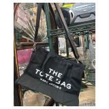 Marc Jacobs Black Fabric Tote Bag With Strap