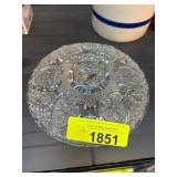 KIG Malaysia Clear Glass Decorative Bowl with Lid