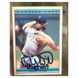 1992 Donruss Bob Witt Autographed Baseball Card