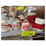 Vintage Santa-Themed Decor