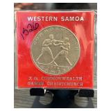 Western Samoa $1 Coin, Commonwealth Games 1974
