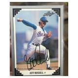 1991 Leaf Jeff Russell Baseball Card