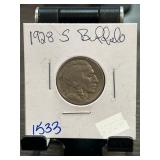 1928-S Buffalo Nickel in Holder