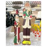 Hand-Painted Santa Figurines