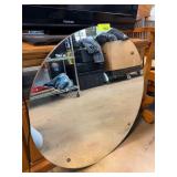 Round Wall Mirror, 28-Inch Diameter