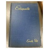 1940 Edition of Etiquette by Emily Post
