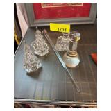 Glass Decorative Items Including Tree Shapes