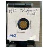 1856 California Gold Coin in Holder