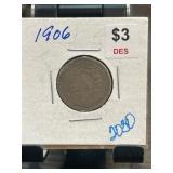 1906 Coin in Cardboard Holder