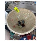 Texas Ware Marbled Melamine Confetti Bowl