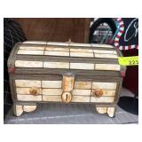 Bone Inlay Decorative Trinket Chest