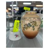 Hand-Painted Bittesnich Bavaria Ceramic Jar