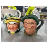 Royal Doulton Miniature Character Jugs
