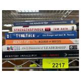Stack of Six Leadership and Self-Improvement Books