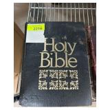 Holy Bible with Gold Lettering on Cover