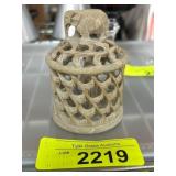 Carved Soapstone Figure of an Elephant