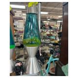 Modern Motion Lava Lamp with Silver Base