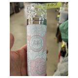 Zakat Parfum in Floral Pink and Silver Design