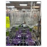 Cristal DArques Lude Lilas Claret Wine Glasses