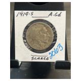 1919-S U.S. Buffalo Nickel Coin