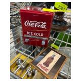 Coca-Cola Tin Box and Brand Magnet Set