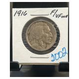 1916 Buffalo Nickel Graded F/VF